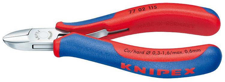 Kliešte KNIPEX cvikacie bočné pre elektroniku 130mm 7702130