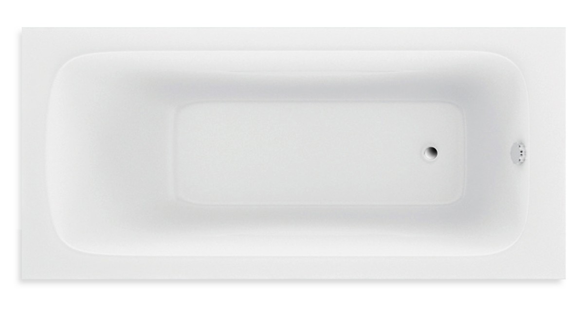 vaňa DANUTA 160x70 akryl biela bez nožičiek - plastové vane | MasMasaryk