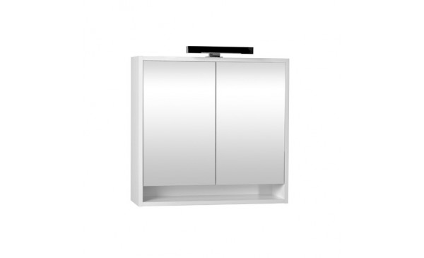 nábytok Krajcar zrkadlo Z4.60.1 biela s osv. Lombok CR Led - Zrkadlá s osvetlením | MasMasaryk
