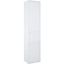 nábytok LOTOSAN MOSS LN6889 vysoká bočná skrinka 160cm biela lesklá - Doplnkové skrinky | MasMasaryk