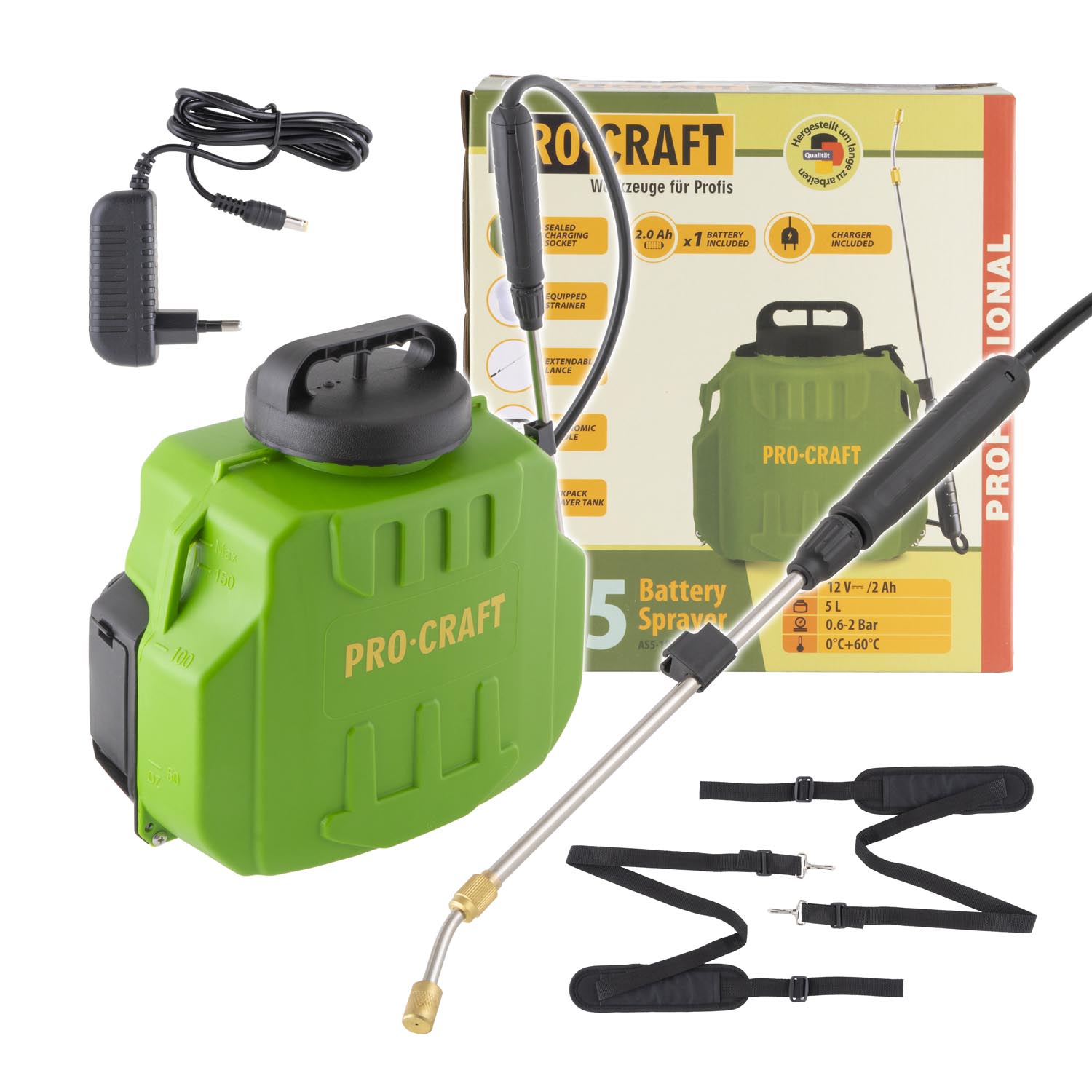 PROCRAFT AKU postrekovač AS5 - 5L 