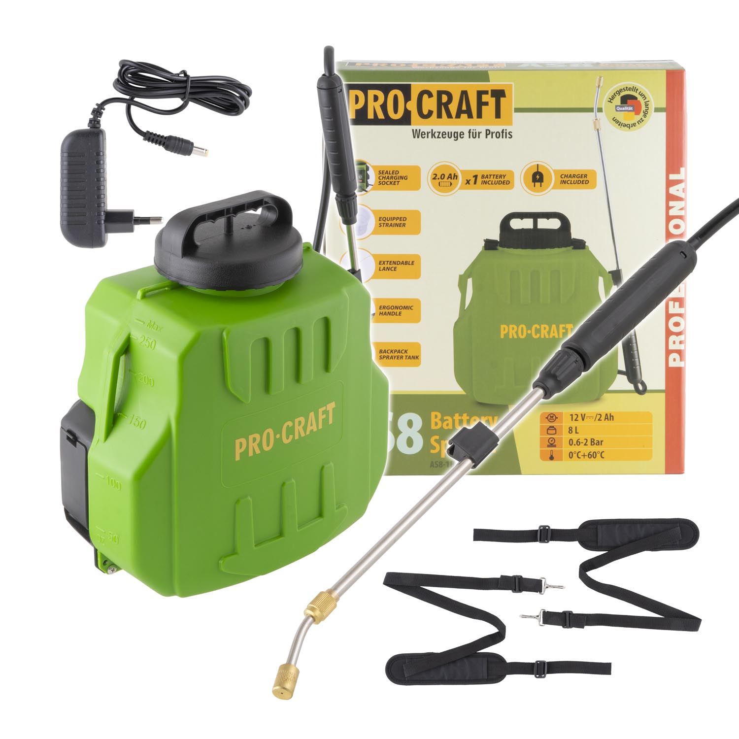 PROCRAFT AKU postrekovač AS8