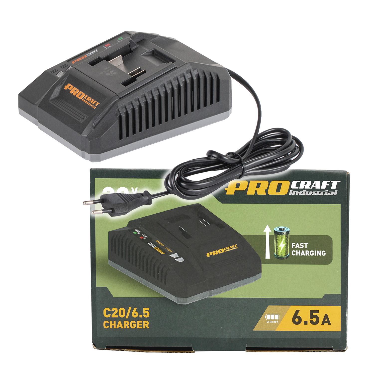 PROCRAFT rýchlonabíjačka 20 V C20/6.5