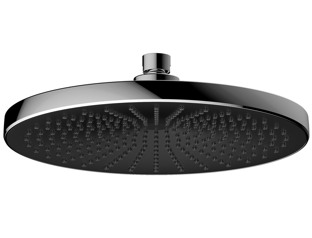 sprchový rozprašovač AQS66325 CAMERI priem. 250mm, plast, chróm-čierna
