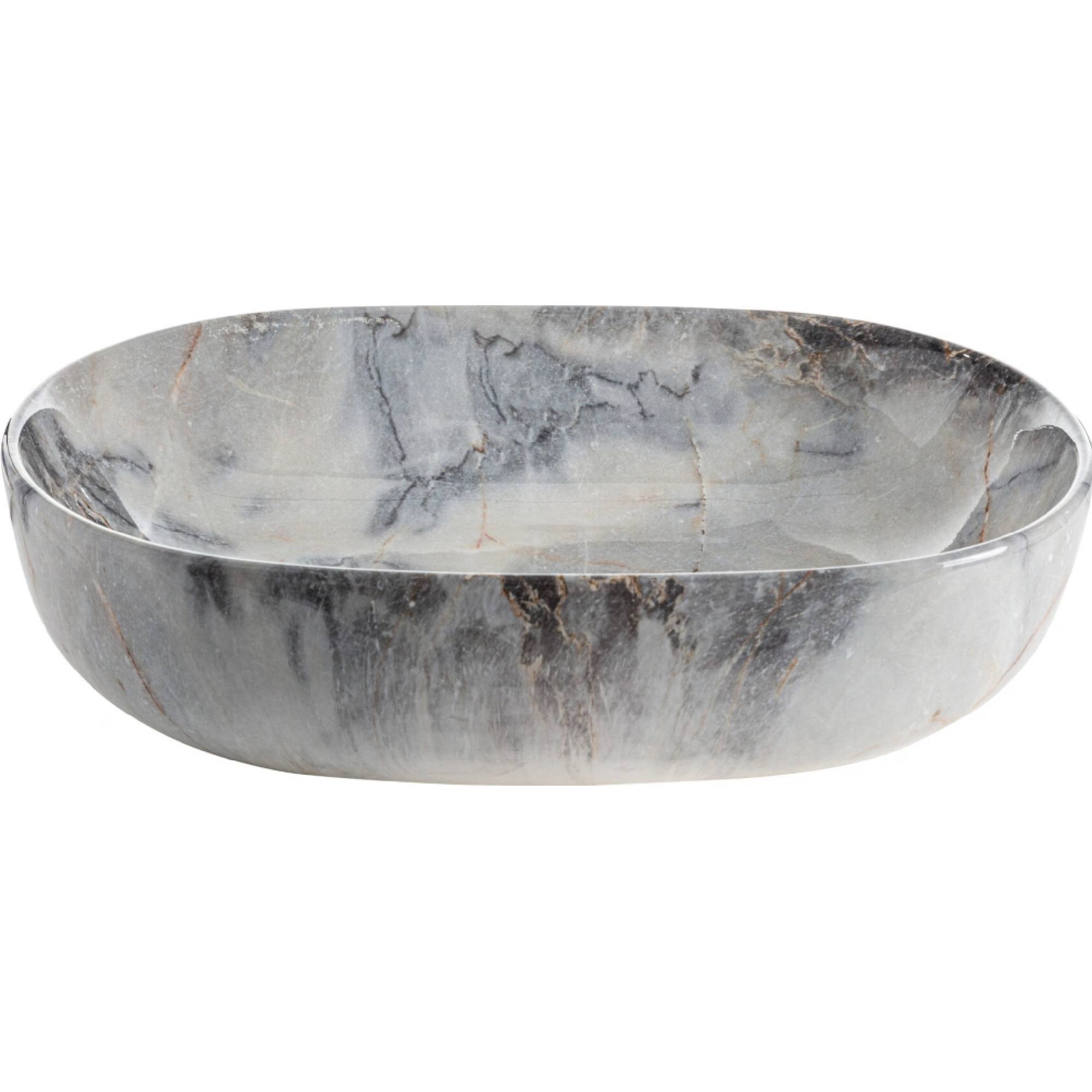 umývadlo na dosku KORFU 60x42x14,5 imitácia kameňa, bez prepadu 31059 