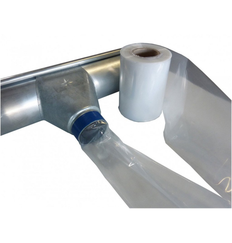 okap fólia dažďový zvod 80-130 mm  rukáv LDPE