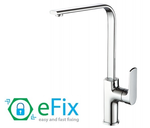 vodovodná batéria AQUARISTO Style AQS KI101009 PORTICO drezová stojanková s horným "L" ramenom