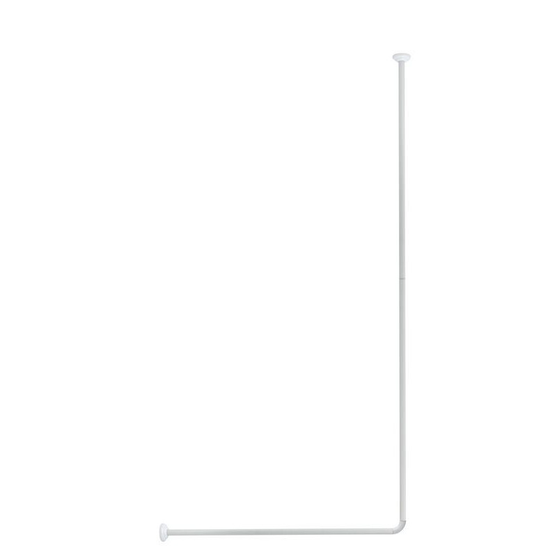 tyč kúpeľňová rohová 80x94-180 biela KD02100816