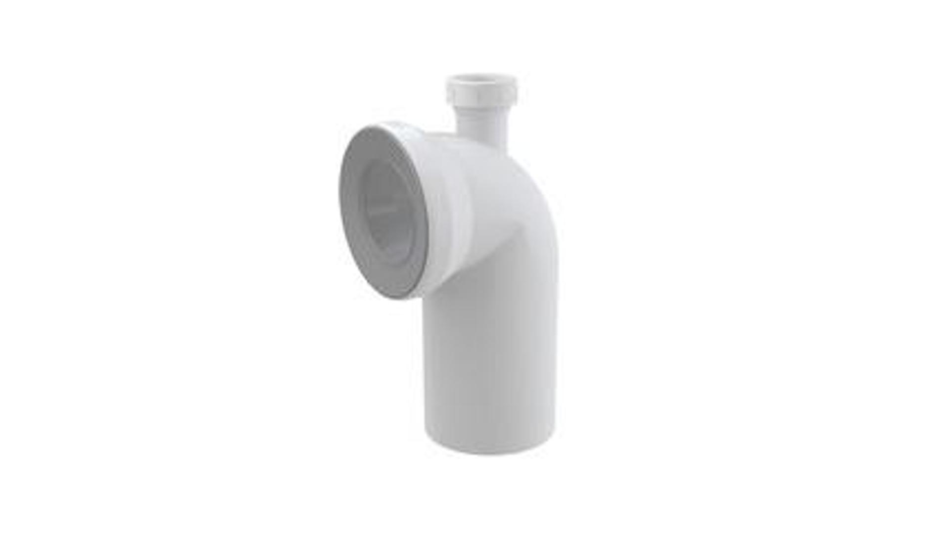 Dopojenie k WC s pripojením DN40/50 – koleno 90°   A90-90P40/50A   Alcaplast