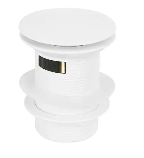 sifón vaňový  KLIK-KLAK  výpusť so zátkou, lesklá biela 11601040 (k vani Idolio)