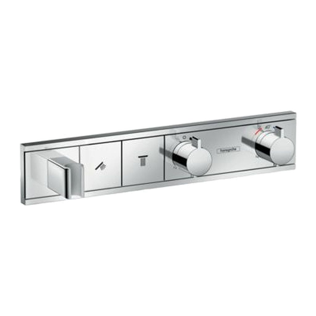batéria HG  15355000 RainSelect - termostat pod omietku pre 2 spotrebiče, chróm 