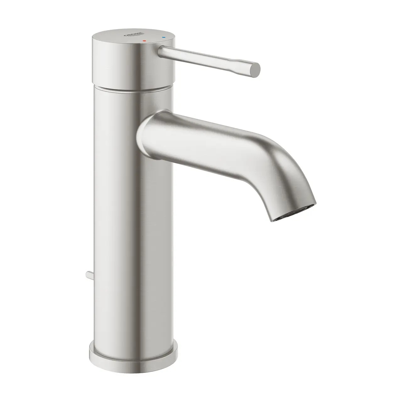 vodovodná batéria GROHE  ESSENCE 24171DC1 umýv. batéria s výpusťou, farba supersteel 