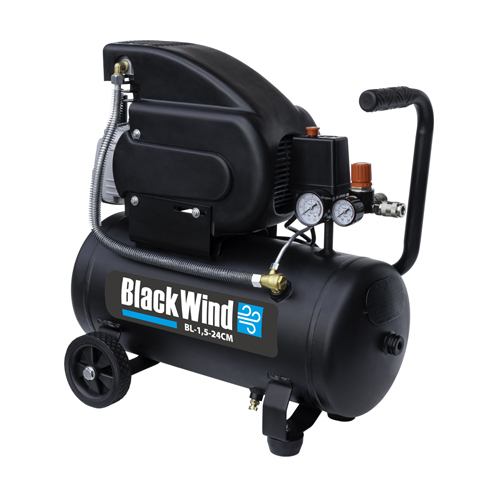 kompresor Black Wind BL  olej. 1,5 kW, vzdušník 24 l  BL-1,5-24CM