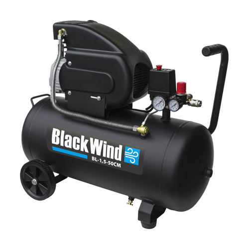 kompresor Black Wind BL  olej. 1,5 kW, vzdušník 50 l  BL-1,5-50CM