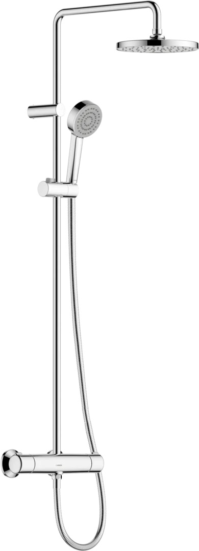 sprchová súprava HANSA BASICJET 55350110 Termostat 1-pol., tyč 112 cm, hadica 150 cm