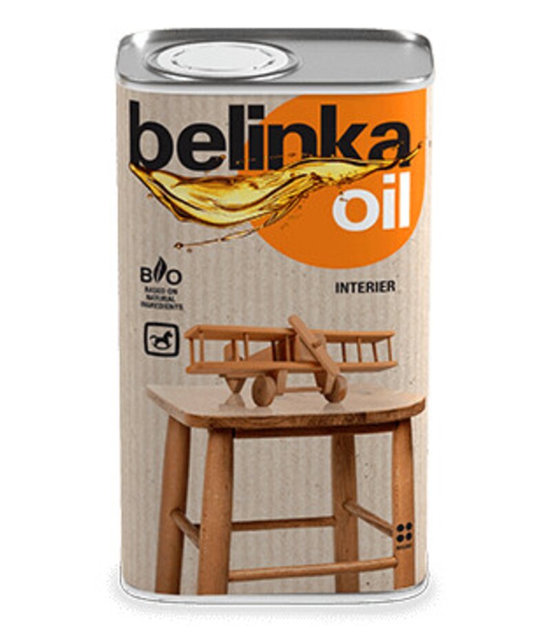 farba Belinka Oil Interier - Olej na drevo s pridanými voskami 0,5l
