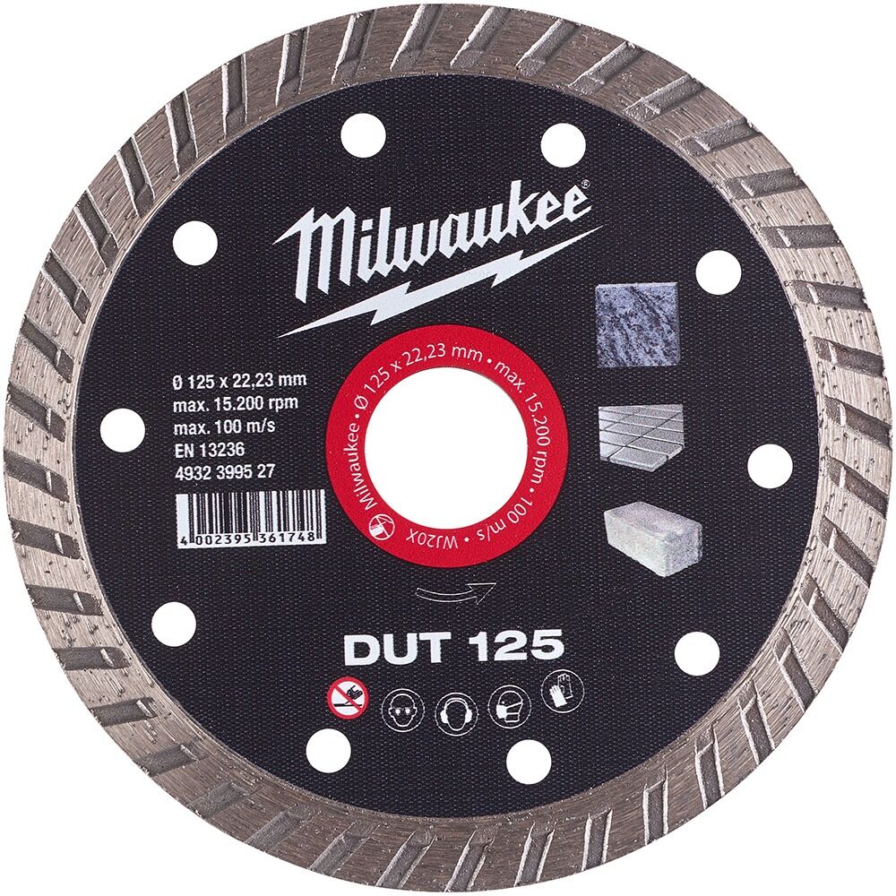 Milwaukee kotúč diamantový DUT 125x22,2mm 4932399527