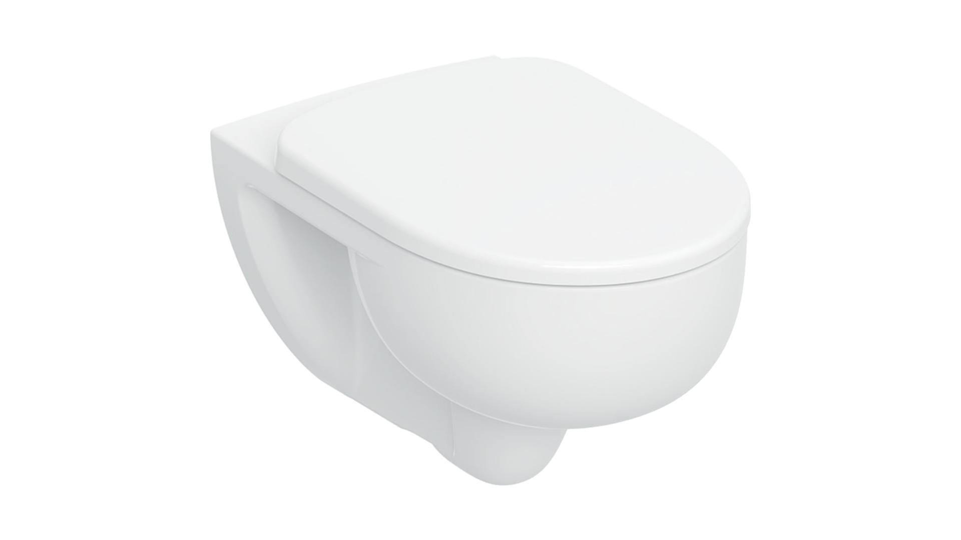 WC misa závesná SELNOVA TurboFlush 503.083.00.1 s WC sedadlom automatické plynulé, rýchloupínacie závesy, upevnenie zhora