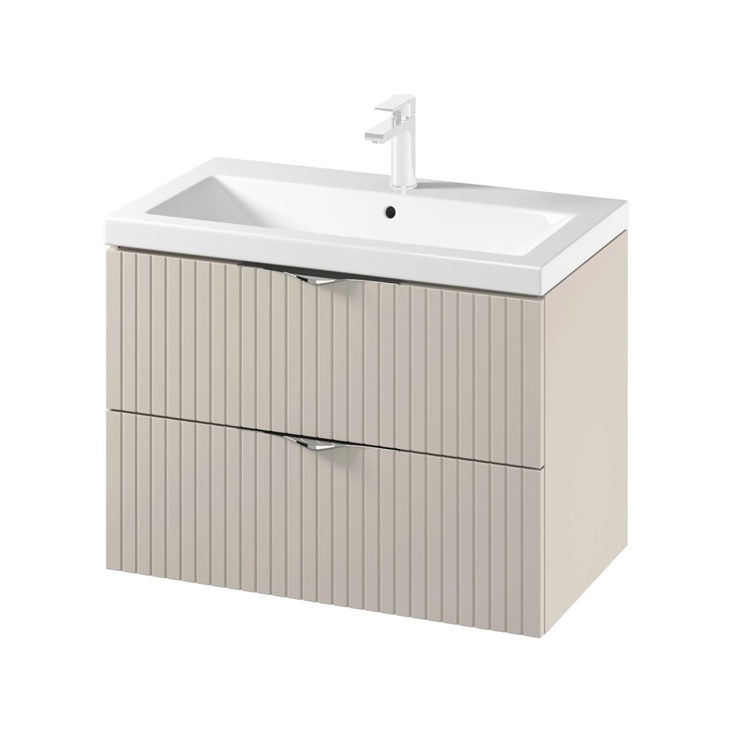 nábytok CERSANIT TIRSO 27560 skr.s umývadlom COMO  80cm, 2 zásuvky, farba kašmír S801-543