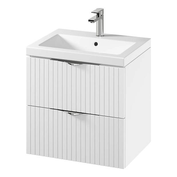 nábytok CERSANIT TIRSO 27554 skr.s umývadlom COMO 60x55x45cm, 2 zásuvky, farba biela   