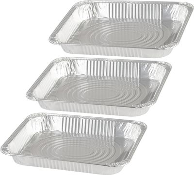 Miska MagicHome, 32,7x26,9x4 cm, grilovacia, 3 ks