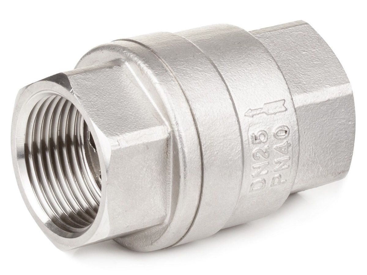 nerez sp. klapka  1/2"  FF stojatá