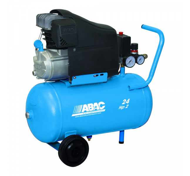 kompresor ABAC  olej. 1,5 kW, vzdušník 24 l  L20N-1,5-24CM