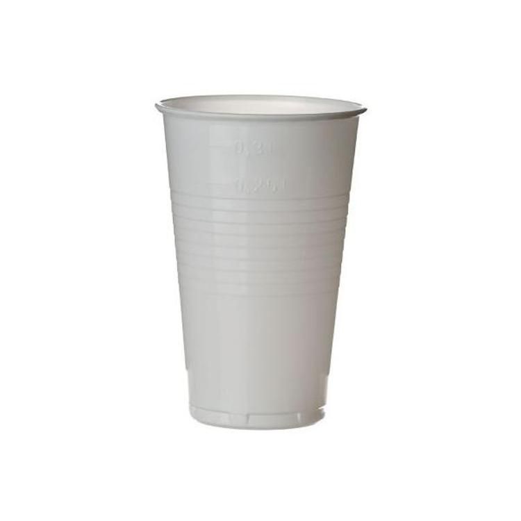 gril pohár plastový 300ml biely 12ks