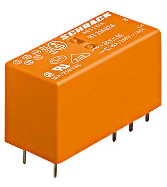 Relé: elektromagnetické; DPDT; Ucievky: 230VAC; 8A; 8A/250VAC; RT2