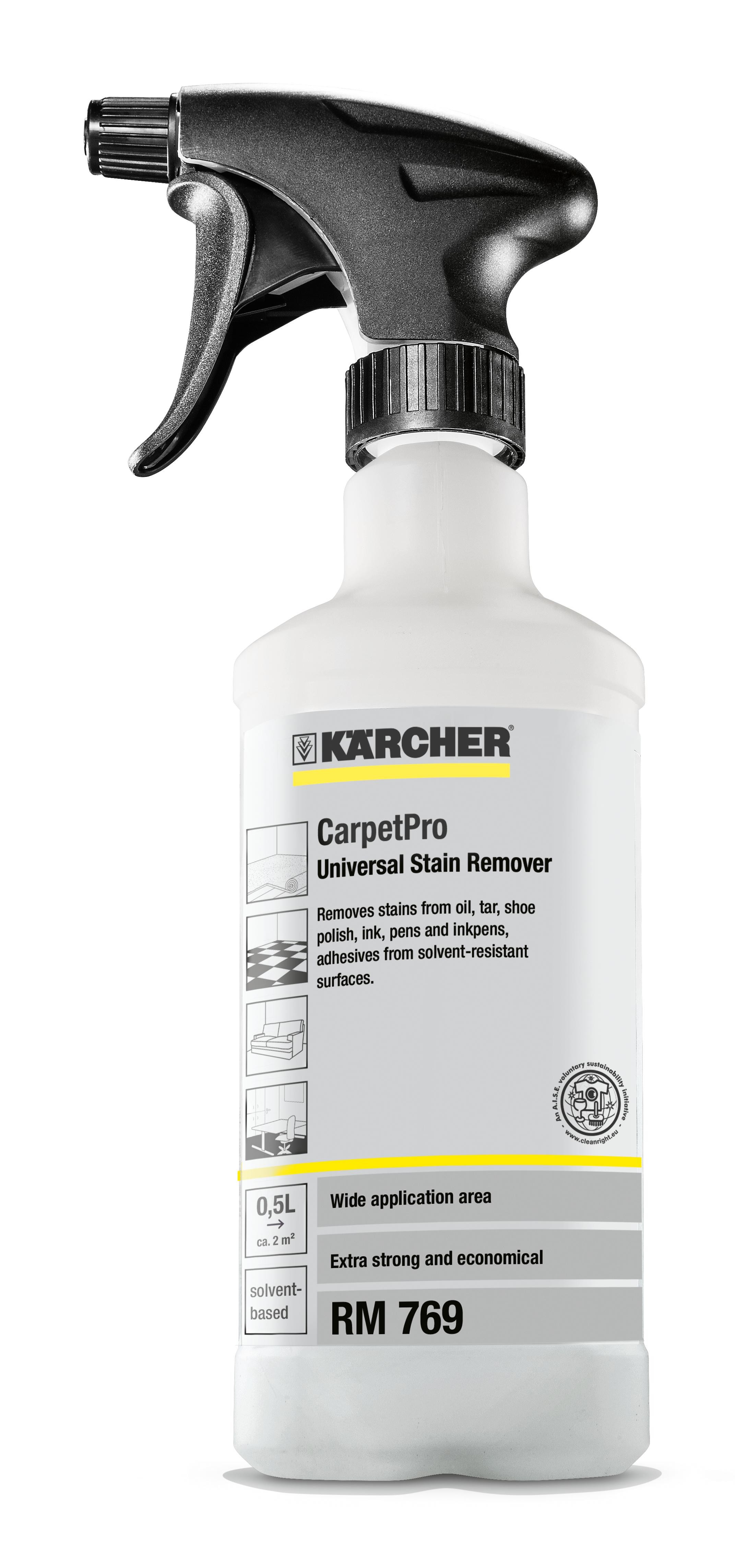 Kärcher čistiaci prostriedok tepovací RM769  500ml 6.295-490.0 - Vysokotlaké čističe, parné čističe | MasMasaryk