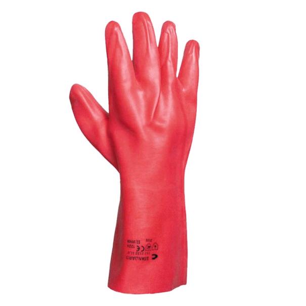 rukavice STANDARD červený veľ.10 kyseli 0711572 - Rukavice | MasMasaryk