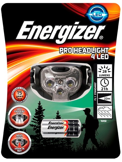 svietidlo  čelovka LED Headlight Vision HD  300 lumens 55m