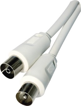 anténny kábel koaxiálny rovná vidlica IEC V-Z  2.5m tienený SB3002 - káble | MasMasaryk