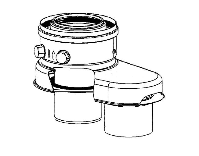 PROTHERM zlučovací adaptér 2x80 -> 60/100   0020153321