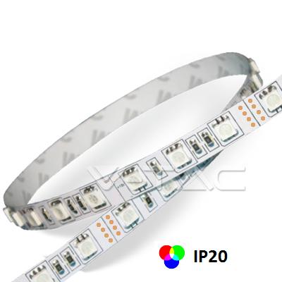 LED STRIP V-TAC IP20 5m RGB  60/m 12W  /LP 2120/ - Tovar | MasMasaryk