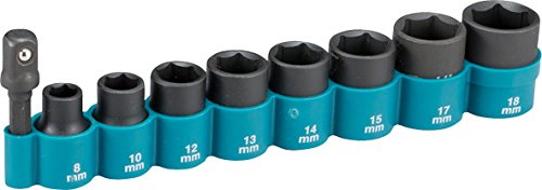 MAKITA sada nástrčných kľúčov + adaptér 3/8" B-54651