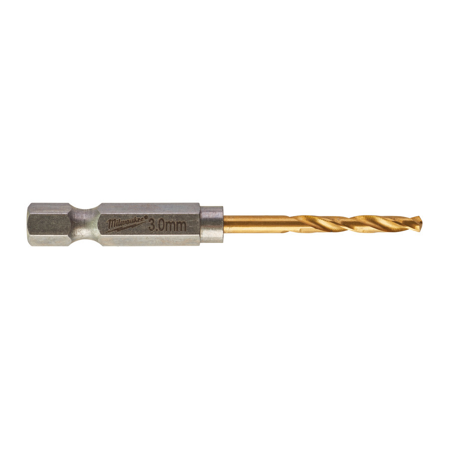 Milwaukee vrták HSS-G TIN 3,0mm stopka 1/4" 2ks/bal.  48894763