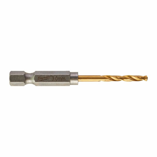 Milwaukee vrták HSS-G TIN 3,0mm 10ks/bal stopka 1/4" 4932478176