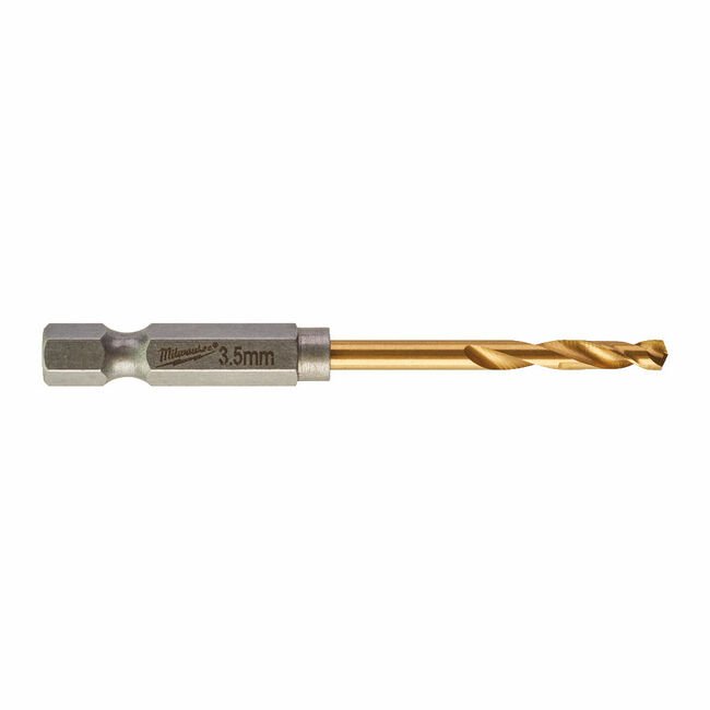 Milwaukee vrták HSS-G TIN 3,5mm 10ks/bal stopka 1/4" 4932478177