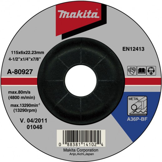 MAKITA kotúč brúsny na kov 180x6x22 A-80949