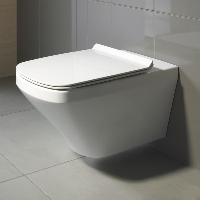 WC misa závesná DURASTYLE Rimless so sed. Slim SoftDlose 45510900A1 skryté uchytenie