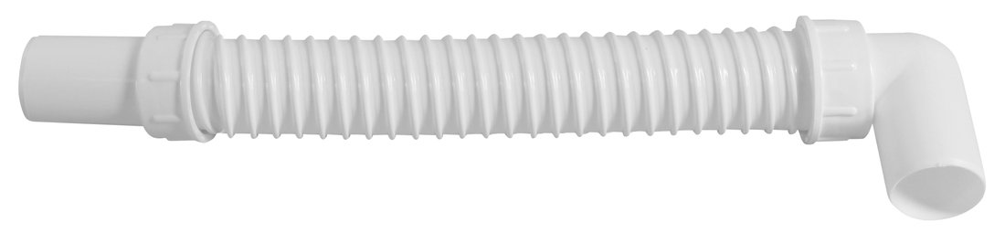 sifón krk FLEXY 40/40mm  s kolenom, L-80cm, 164.321.0, vnútri hladký 
