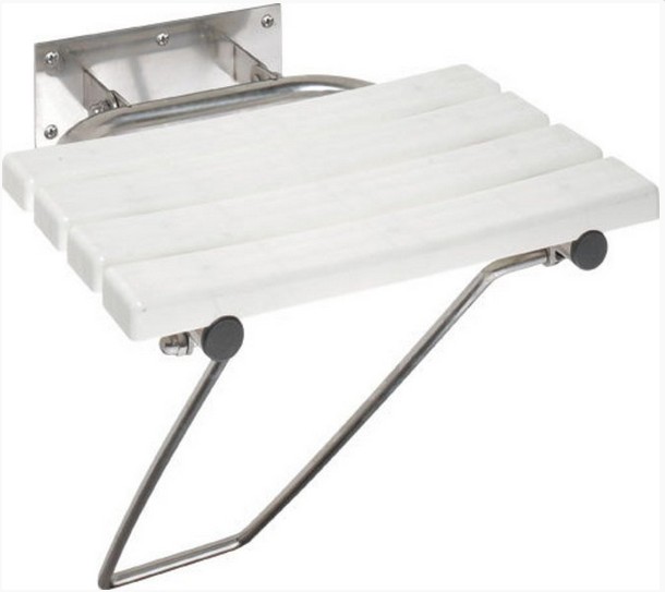 sprchové sedátko SENIOR XH001 440x460x450 s opor. nohou  nosnosť 200kg