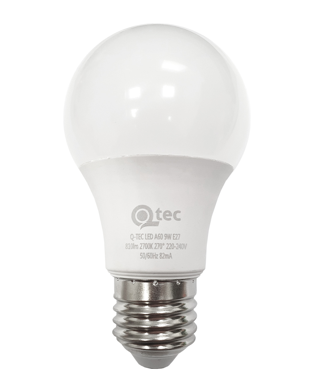 žiarovka E27 LED  9W 2700K TB   A60 -QTEC TB 
