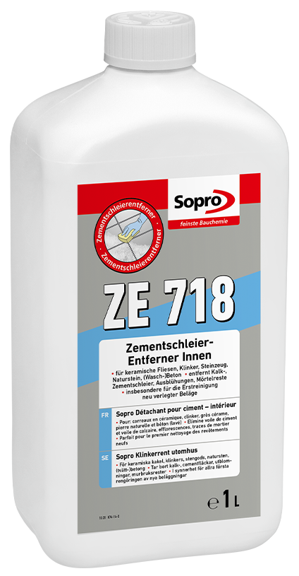 Sopro čistič ZE 718 Odstránenie cementového šlemu 7771841