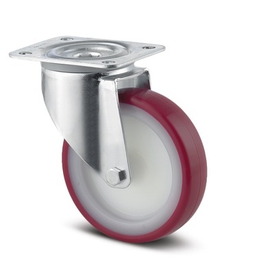 kolo otočné 200 mm 3470 UAR P63 350 kg RED 